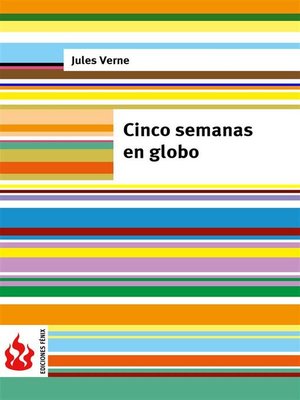 cover image of Cinco semanas en globo (low cost). Edición limitada